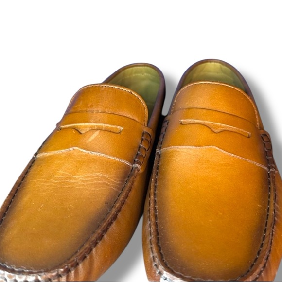 VINCE CAMUTO MEN'S LEATHER EADRIC MOCCASIN US Size 9.5 Medium Width (NWT) - Picture 4 of 6